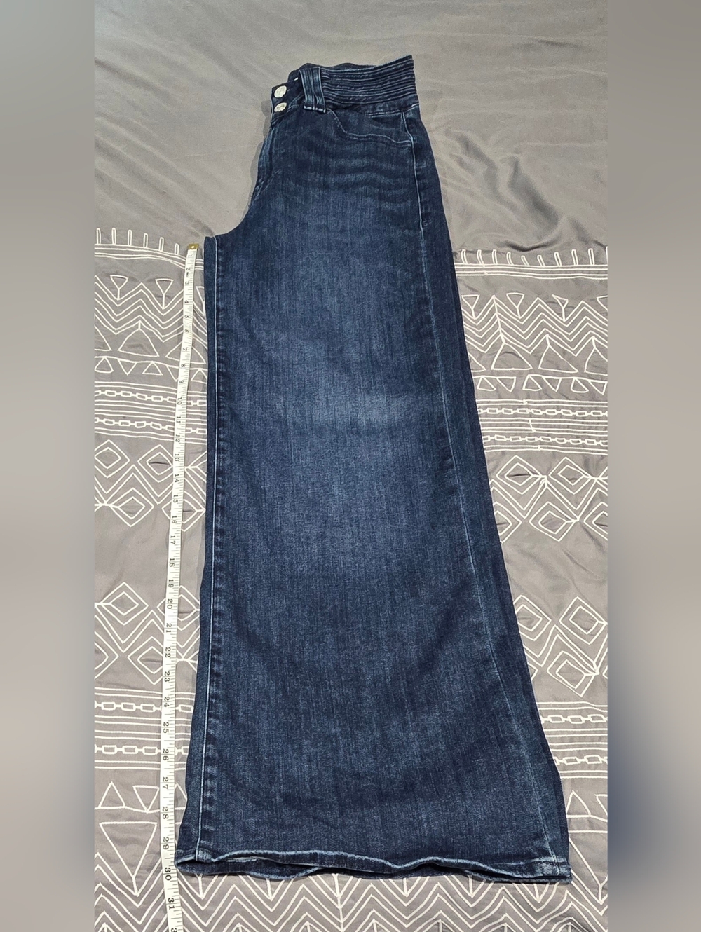 Frame Triple Binding High Waisted Wide Leg Jeans Size 31 - Picture 3 of 8